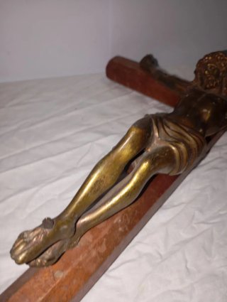 Crucifijo Bronce Vintage
