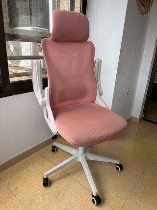 Silla Escritorio Ergonómica Rosa