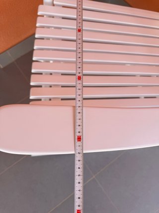 Silla Mecedora Blanca lacada