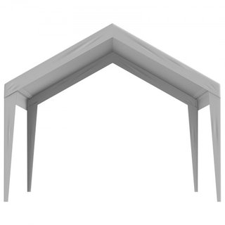 Cubierta de Carport de Reemplazo 12 x 20 pies, Refugio de Carpa Superior para Garaje, Lona Resistente al Agua y Protegida contra UV, Instalación Fácil con Bungee de Bola, Gris (Solo Cubierta Super...