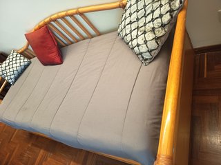 Divano letto Gasparucci rattan e bambù