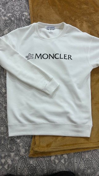 Camisola Moncler Branca - Tamanho M