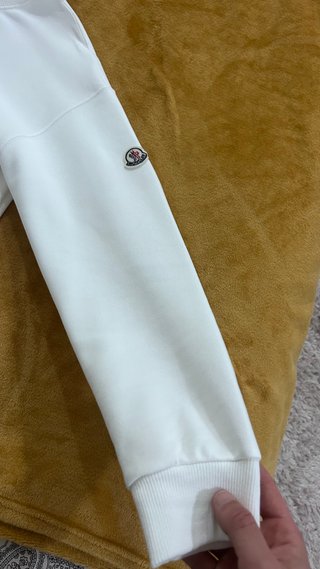 Camisola Moncler Branca - Tamanho M