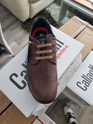 Zapatos Callaghan caballero marrones