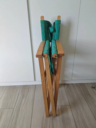 Silla Director Plegable Madera y Tela