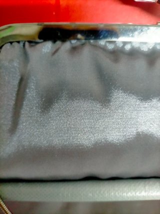 Cartera de fiesta lentejuelas plata