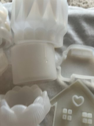 Conjunto moldes silicona figuras y contenedores