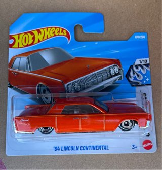 Hot Wheels '64 Lincoln Continental Laranja