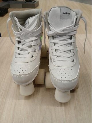 patinetes oxelo color blanco para niña talla 37