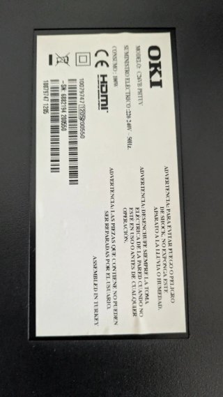Televisión OKI HDMI TDT Alta Definición. 26 pulgad