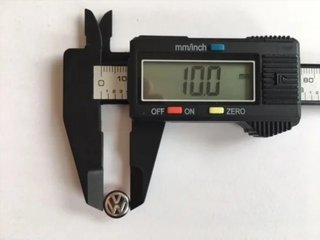 LOGO LLAVE VOLKSWAGEN NEGRO 10MM