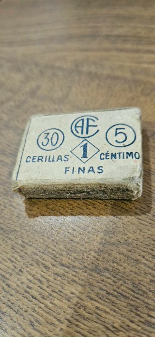 Caja de cerillas Monopolio vintage