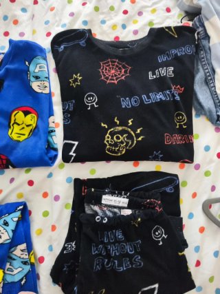 2 Pijamas Niño 11-12 Años Marvel