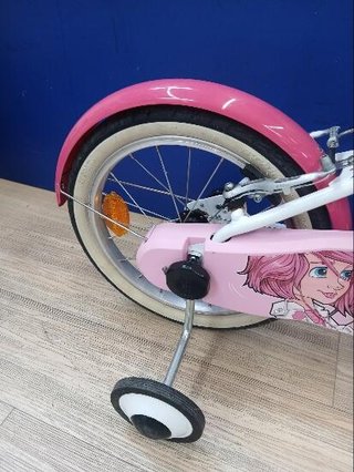Bicicleta niños 16 pulgadas Btwin 500 Doctor Girl blanca