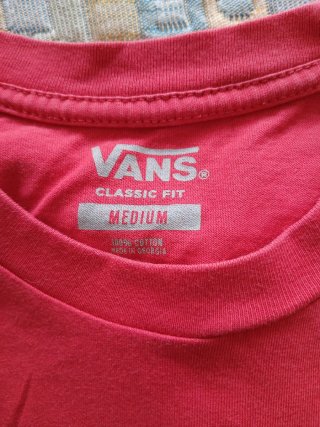Camiseta Vans Roja Talla M
