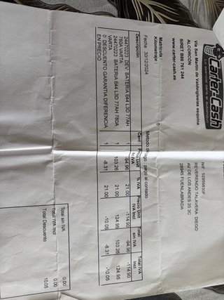 Batería Varta E44 L3D 77AH 780A