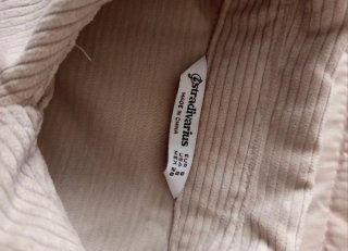 Chaqueta Stradivarius Beige Talla S