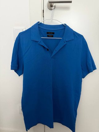 Polo Massimo Dutti azul M