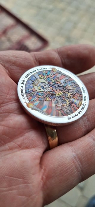 Moneta commemorativa 250 anni USA