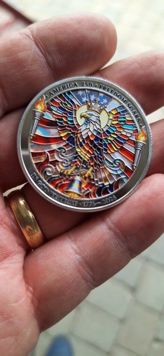 Moneta commemorativa 250 anni USA