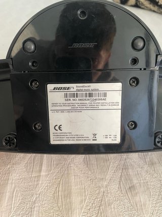 Altavoz Bose SoundDock Negro