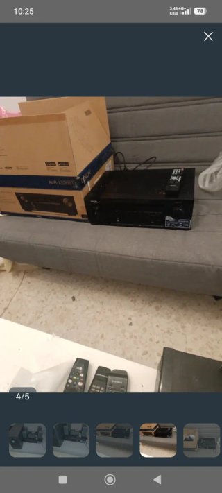 Receptor avr_x520BT. Solo se ha usado 1 vez config
