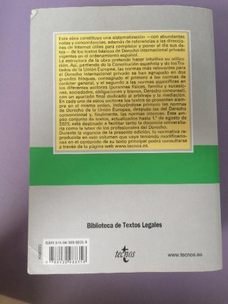 Legislación básica de derecho internacional pri...