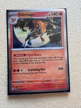 Carta Pokémon Infernape Stage 2
