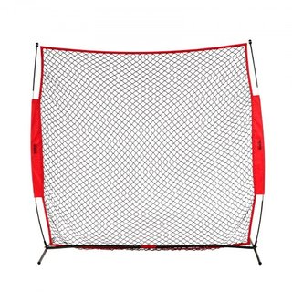 Red de Respaldo Barricada, Red de Barrera para Deportes de Pelota de 7x7 pies, Equipo de Práctica Portátil con Bolsa de Transporte, Pantalla de Protección para Entrenamiento de Béisbol, Softbol, L...