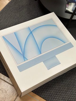Imac 24 Apple AZUL. PRACTICAMENTE NUEVO