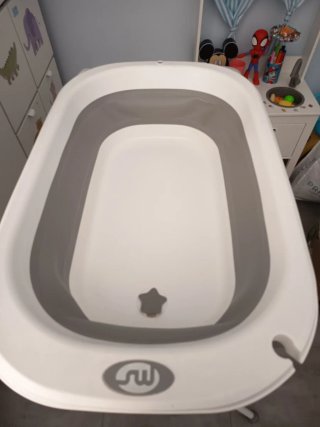 Bañera cambiador plegable bebé