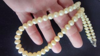 Girocollo perle vintage autentiche