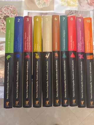 10 tomos enciclopedia de Ediciones Rueda