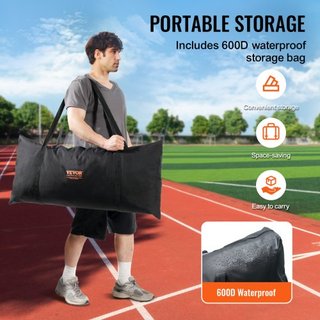 Red de Respaldo Barricada, 20x10 pies Red de Barrera para Deportes de Pelota, Equipo de Práctica Portátil con Bolsa de Transporte, Pantalla de Protección para Entrenamiento de Béisbol, Softbol, La...