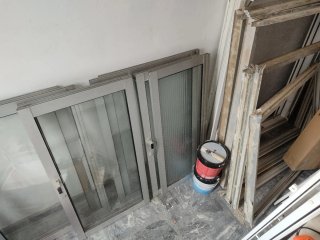 Lote 5 Ventanas Aluminio con marco