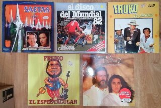 Discos de vinilo (grandes y pequeños)