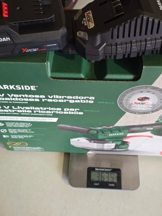 Ventosa vibratória recarregável de 20v