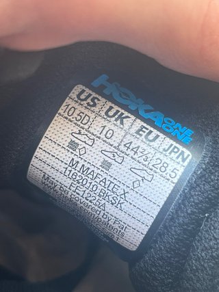 Tênis Corrida Hoka Mafate X Preto/Azul