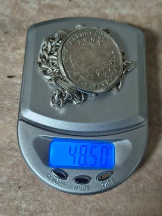 Cadena de Plata 925 con Moneda
