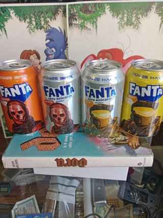 Colección 4 Latas Fanta Xbox 25