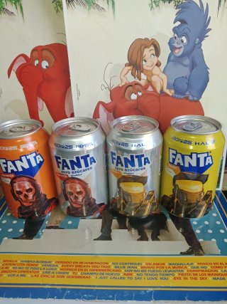 Colección 4 Latas Fanta Xbox 25