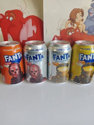 Colección 4 Latas Fanta Xbox 25