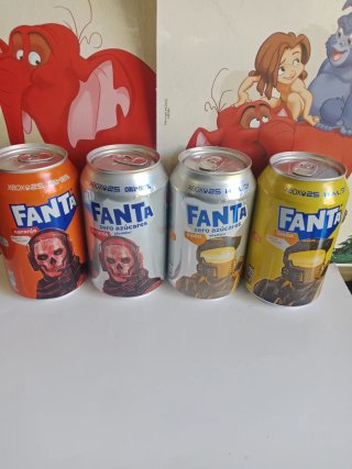 Colección 4 Latas Fanta Xbox 25
