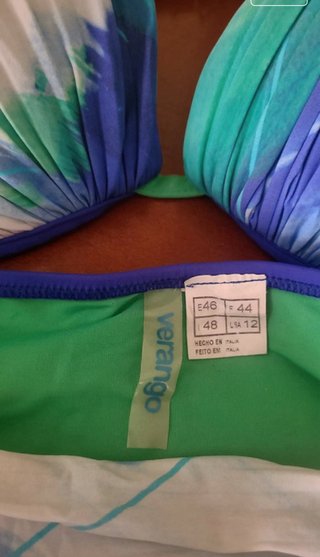 Bikini Verango Talla 46 Azul/Verde