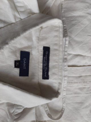 Camisa Gant Algodón Blanca Talla XL
