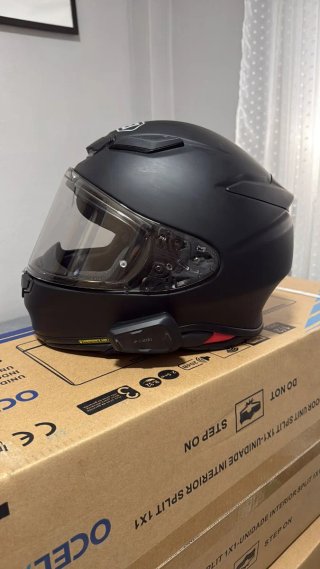 Casco Shoei NXR2 Negro Mate Visera Transitions...