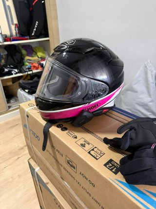 Casco Shoei NXR2 Negro Mate Visera Transitions...