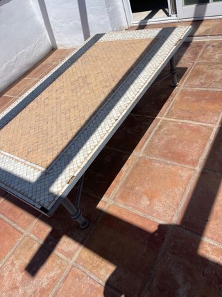 Mesa exterior estilo marroquí