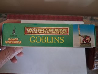 Caixa vintage Warhammer Fantasy Goblins completa