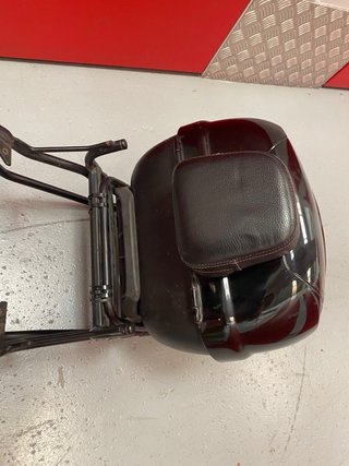 Portacasco Vespa Scooter Negro/Rojo